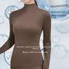 High Collar Hyaluronic Acid Moisturizing Women's Suit for Autumn/Winter - Ultra-Thin & Invisible Warm Base Layer.