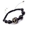 [J7020] - Ethnic Bracelet 'Shambhala' Black (peace)