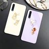 Cute Bear Corgi Dog Case For Samsung Galaxy A52 A71 A72 A73 A53 Glass Cover For Samsung A13 5g A03 A22 A21s A03 Core A42 A70