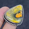 Bumble Bee Jasper Gemstone 925 Sterling Silver Jewelry Ring Size 9