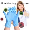 Rubber Comfortable Disposable Mechanic Nitrile Gloves Exam Gloves 10pcs