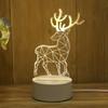 Creative Led Night Light Usb Plug Night Light Monochrome Bedside 3d Night Light