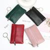 Women's Mini Zipper Coin Purse & Key Pouch Wallet