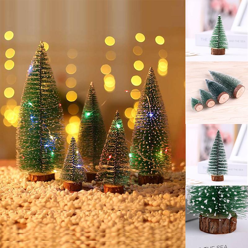 5xSmall Mini Christmas Gift Window Desktop Decoration Christmas Decorations Pine Tree Christmas Tree Office