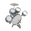 Kids Jazz Drum Set 7 Drums Loud Sound Compact Beginner Drum Kit with Stool for 3 Years Old Above