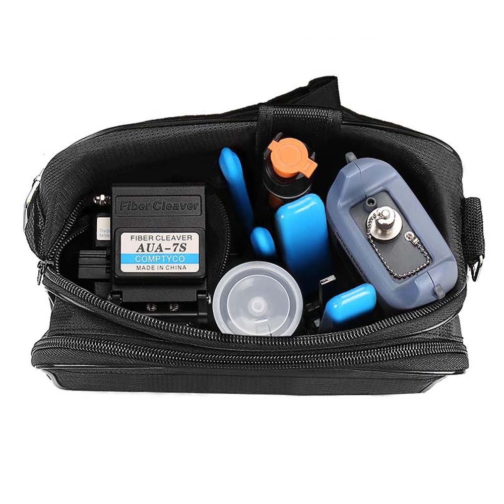 FTTH Fiber Optic Cold Shut Tool Kit Multifunctional Fiber Splicer Optical Power Meter