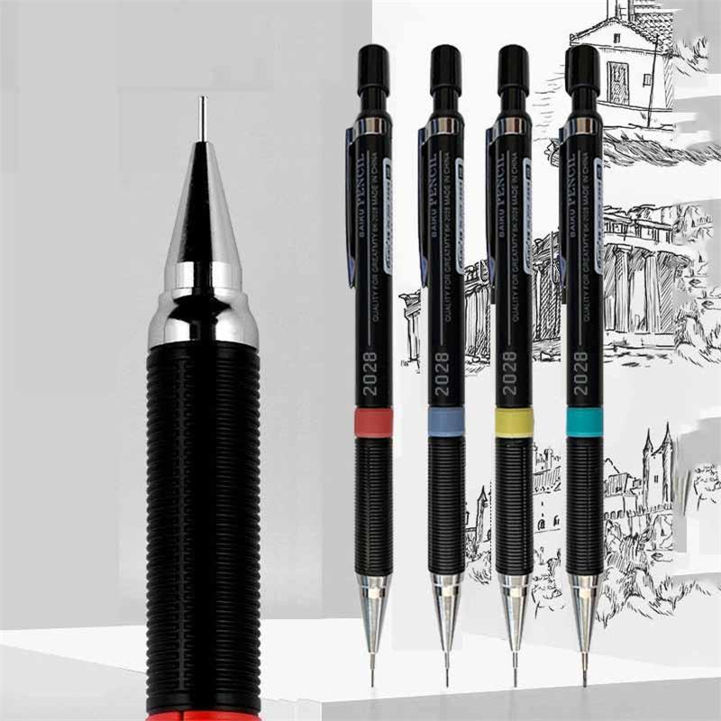 0.3/0.5/0.7/0.9mm Professional Drafting Pencil+Pencil Lead Set Mechanical Pencils for Art Sketching Technical Drawing & Students