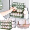 Egg Refrigerator Storage Box Can Be Reversible Three Layers Of 30 Egg Cartons Home Kitchen Egg Tray Multi-layer Egg Rack