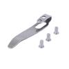 1Set 420 Stainless Steel Material Knife Back Clip With 3Pcs M2.5 Screws Pocket Waist Clamps For Knives Diy Make Accessories