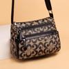 New Large Capacity Multi-layer Women's Crossbody Bag, Single Shoulder Fashion Trend Printed Bag Zero Wallet Bags