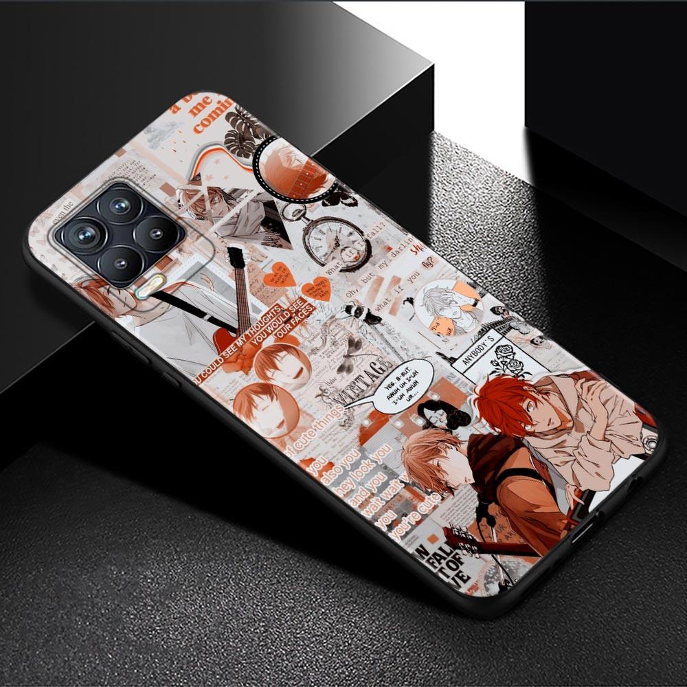Phone Case For Oppo Realme GT 8 7 6 5 Pro C3 C11 C21 C21Y C20A XT X7 X50 Pro Ultra Silicone Capa Black Shell Given Yaoi Anime