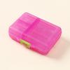 Portable 9-Compartment Transparent Pill Box with Moisture-Proof Seal and Logo