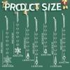 6pcs/set Transparent Acrylic Ice Pendants Sparkling Christmas Tree Hanging  Festival Favors