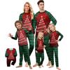 Christmas Print Cute Family Set Pajamas, Home Clothes, Family Set Long Sleeve Top Pants Set