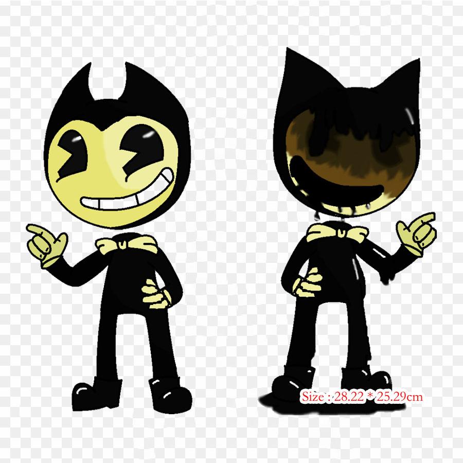 Demon Bendy Bendy And The Ink Machine Drawing Iron On Heat Transfer Printing Vinyl Patches Sticker for Clothes DIY Appliques Washable Patches
