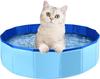 Foldable Pool for Garden No Air Pump Bath Ball Pool with Drain Easy To Set Up Just by Filling with Easy To Easy To Carry Kids, Pets, Use, Required,