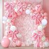 Pink Balloon Chain Set Pink Sequin Balloon Birthday Party Decoration Wedding