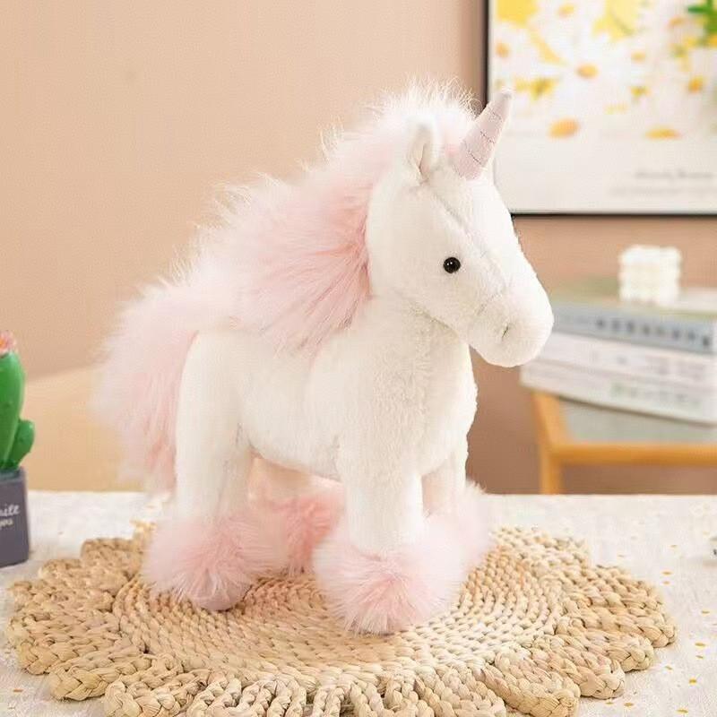 Pony Unicorn Adorable Plush Toy Animal Hugger Office Desk Ornament Gift Home