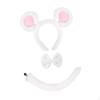 Mice Ears Headband Tail Bowtie Animal and for Role Playing Masquerade