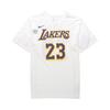 Nike NBA Lakers Limited Edition LeBron James No. 23 Asia Fit T-Shirt Men Tops White AR4888-109