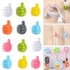 20Pcs Hand-Shaped Rubber Holder Silicone Thumb Wall Hook Cable Management Wire Organizer Multi-Function Wall Hangers Hooks