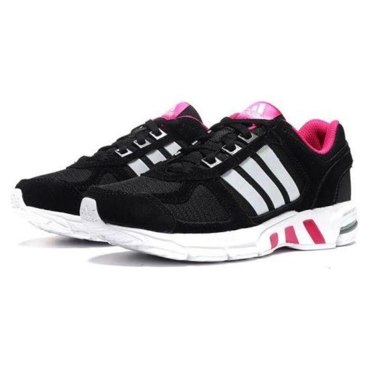 Adidas Equipment 10 Round Toe Lace-Up Shock Absorbing Non-Slip Wear-Resistant Low-Top Running Shoes Unisex Running Shoes Black Purple AC8560