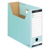 KOKUYO File T Type A4 Size Horizontal Back Width 102mm Blue 10 Books Box-FS (Cardboard Type) A4-LFT-B