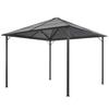 VidaXL Gazebo with Anthracite Roof Patio Canopy Aluminum Reception Tent 44641
