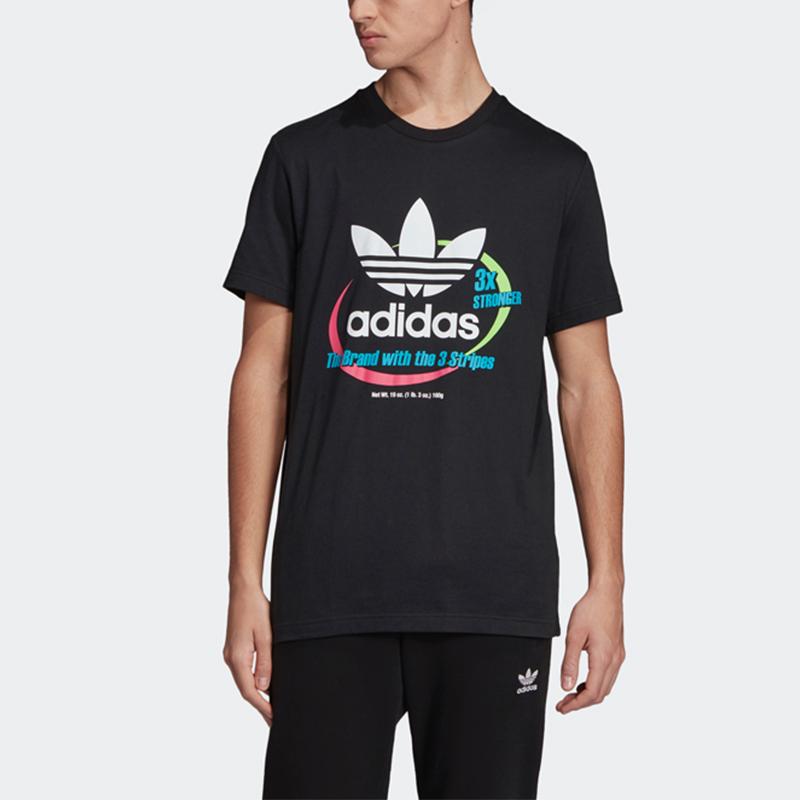 Adidas Originals Bodega Tee With Trefoil Print Men Tops Black FK9975