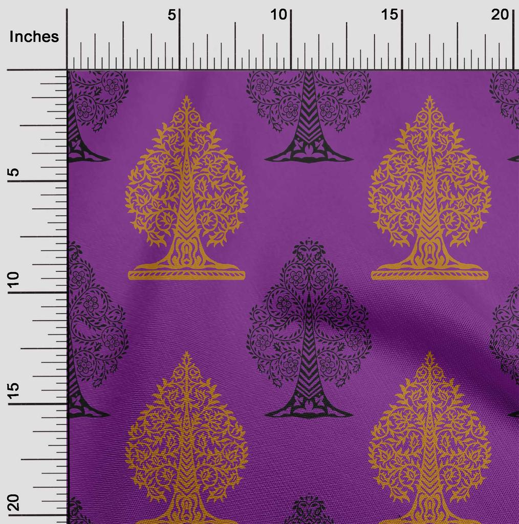 oneOone Cotton Flex Blush Pink Fabric Floral & Flying Swan Block Craft Projects Decor Fabric Printed By The Yard 40 Inch