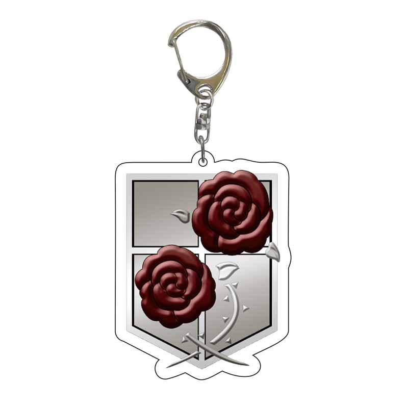 Attack On Titan Acrylic Keychain Pendant - Creative Anime Jewelry Gift