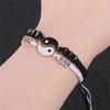 2 Matching Yin and Yang Bracelet Set Exquisite Tai Chi Hand-woven Bracelet Set