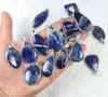 Blue Sodalite Gemstone Pendant Bulk Wholesale Bezel Pendant Sterling Silver Pendant Jewelry Boho Pendant Necklace Gift For Her