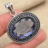 Awesome Iolite Gemstone 925 Sterling Silver Handmade Jewelry Engagement Pendant Gift
