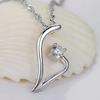 Necklace Simple Fashion Love Dream Women's Silver Plated Necklace Pendant Item Jewelry Women's