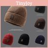 Beanie Knitted Cap Hat Winter Protection Solid Color Caps Outdoor Gift Unisex