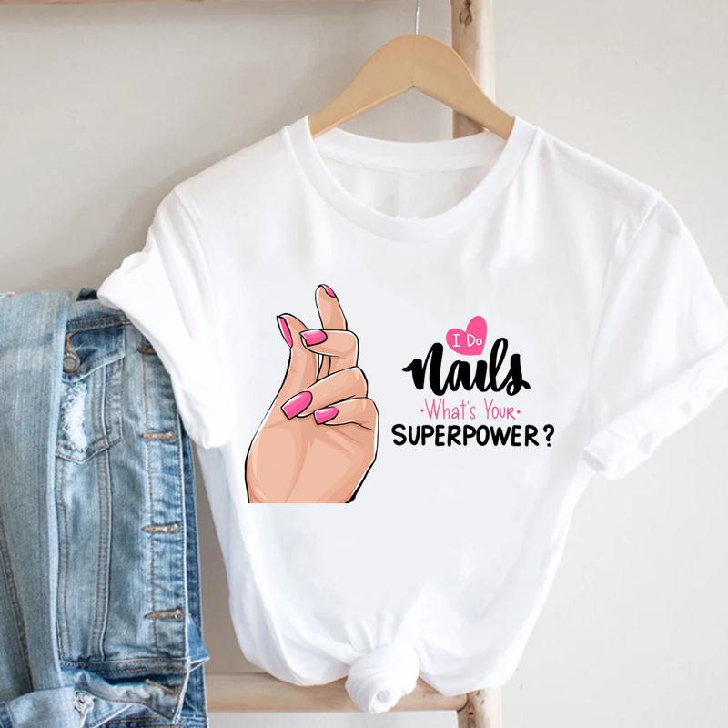 Women Crown Eye Lashes Eyelashes Summer Fashion Tshirt Short Sleeve Lady Print Tee Top Female Clothing Casual Graphic T-shirt