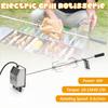 110V/220V Large Stainless Steel Grill Rotisserie Spit Roaster Rod Charcoal BBQ Pig Chicken Motor Kit 4W