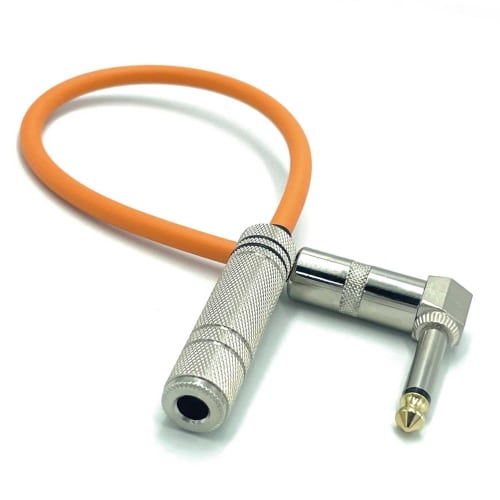 KMsound CANARE GS-6 Orange Wireless Conversion Extension Patch Cable, Made In Japan (L-S, 30cm)