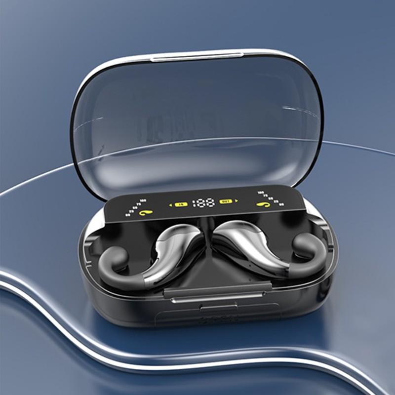 OWS Bluetooth 5,3 Спортивная гарнитура с зажимом для наушников Безболезненное ношение наушников Стереозвук Музыка Беспроводные наушники