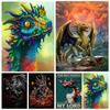 5D DIY Diamond Painting ,Animal Dragon,,Embroidery Kits,Full Rhinestones Diamond Painting, Handmade Home Decor Gifts