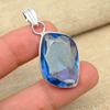Solid 925 Sterling Silver Jewelry Tanzanite Gemstone Handmade Pendant For Women