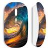 Wireless Mouse - Maniacase - Sunset Waves - White - Nano USB Key - WiFi
