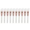 10pcs Silicone Facial Mask Brush Soft DIY Mud Mask Mixing Stirring Brush (Knife Shape)