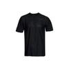 Lifestyle Casual Series Mesh Solid Color Brand Logo Print Round Neck Short Sleeve T-Shirt Men T-Shirts Black 834497-010
