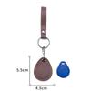 PU Leather Card Holder Keychain Key Ring Door Lock Access Tags ID Card Case Keychain Access Card Bag Key Tag Ring