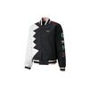 Official Visit Color Block Embroidered Logo Baseball Cotton Jacket Winter Men Jackets Black 532097-01