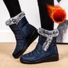 Waterproof Women's Winter Boots 2024 Women Snow Boots Faux Fur Warm Ankle Boots Women Thicked Plush Non-Slip Cotton Boots Woman