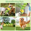 Interactive Squeaky Rope Dog Toy Plush Chew Toy with Sound Dental