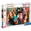 Puzzle - CLEMENTONI - Harry Potter - 104 Pièces - Cinéma Et Publicité